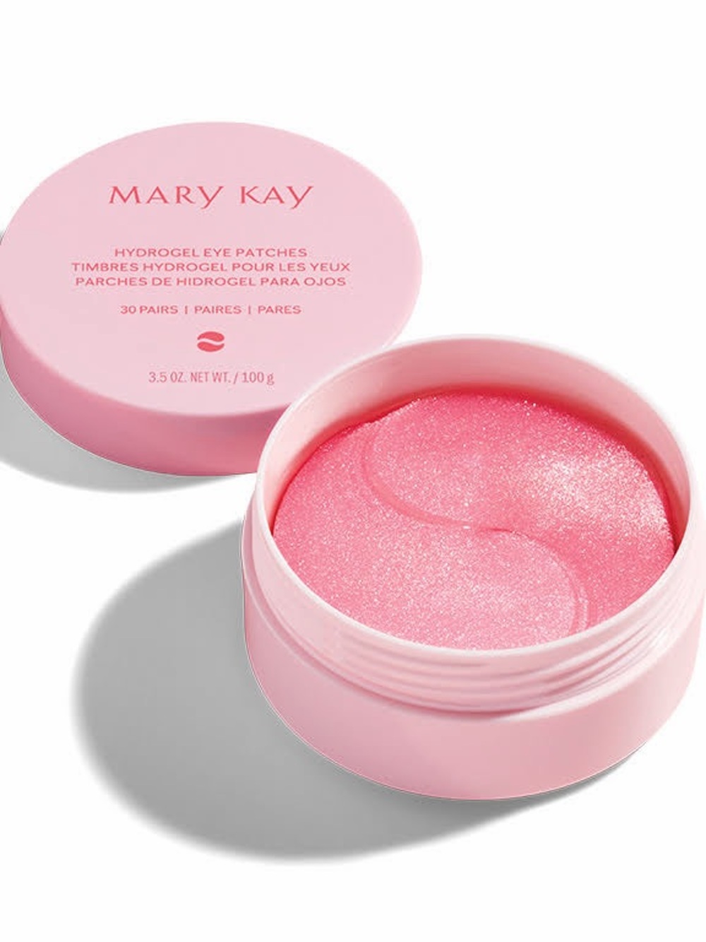 Pink Hydrogel Eye Patches - Shimmery Pink
